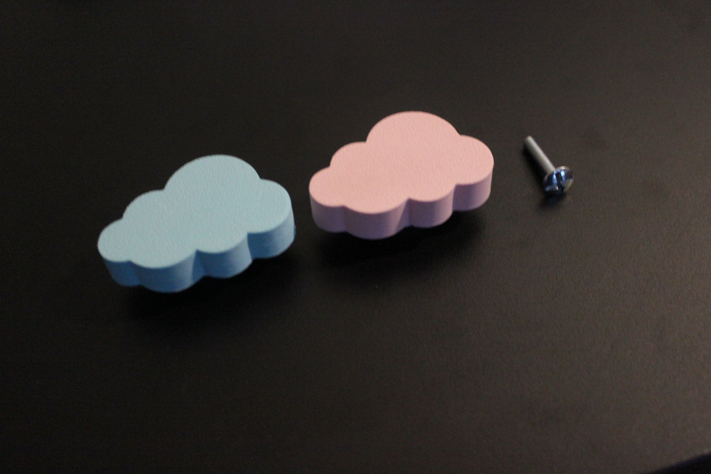 Schrankknopf Verzauberte Pastell Blaue Wolke : Der perfekte Akzent für märchenhafte Möbel