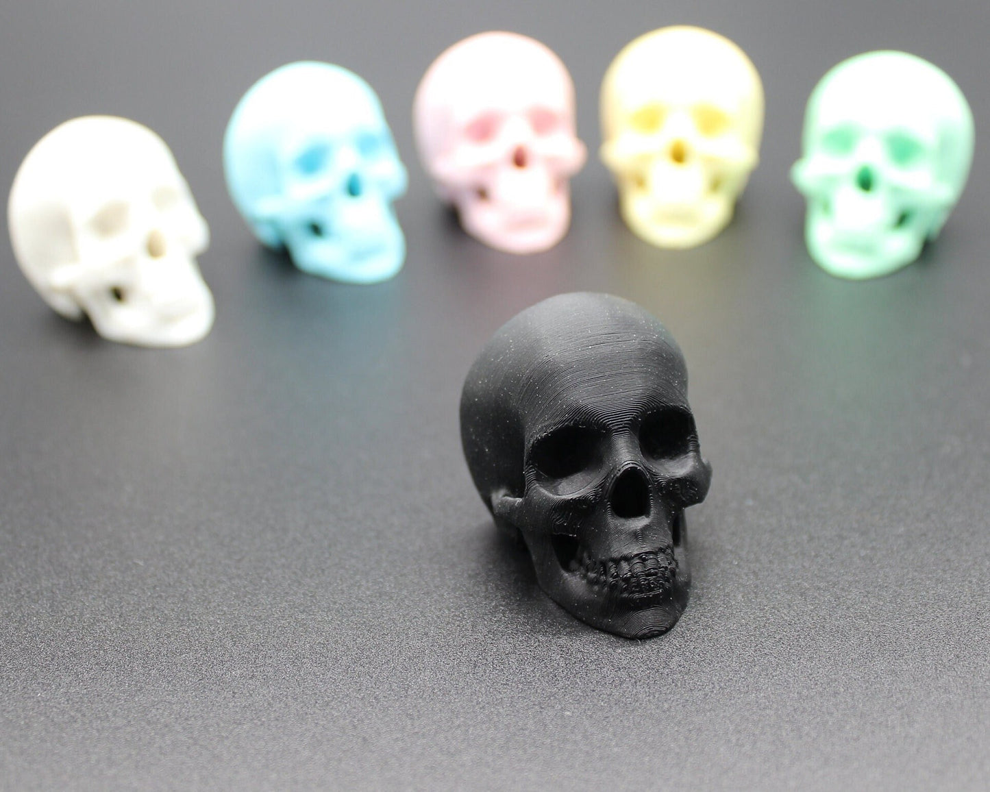 4er Set Schrankknopf SKULL Totenkopf Schrankknauf Goth