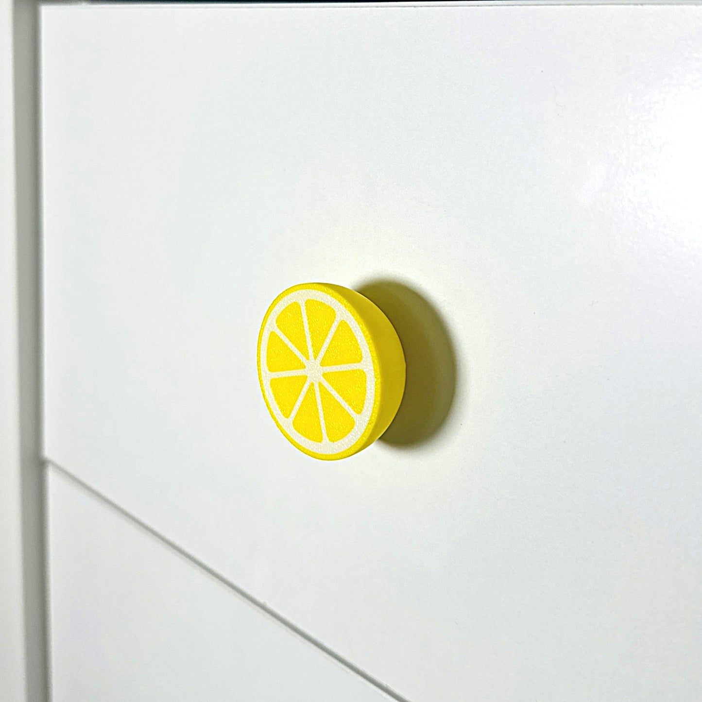 Zitronen Schrankknopf – Frische Akzente für Kinderzimmer Küche Wohnzimmer Schrankgriff Schrankknauf