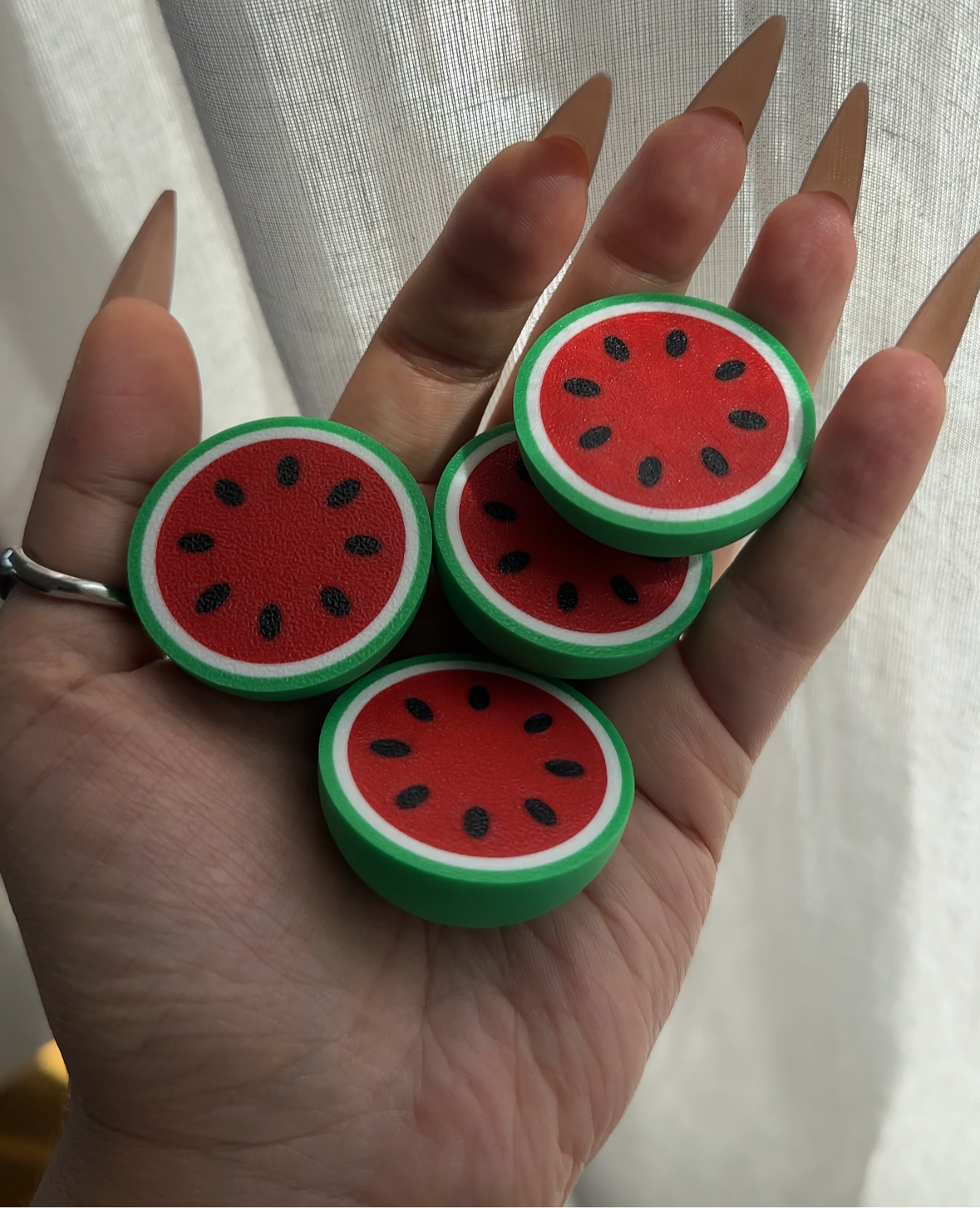 Wassermelone Schrankknopf – Frische Akzente für Kinderzimmer Küche Wohnzimmer Schrankgriff Schrankknauf