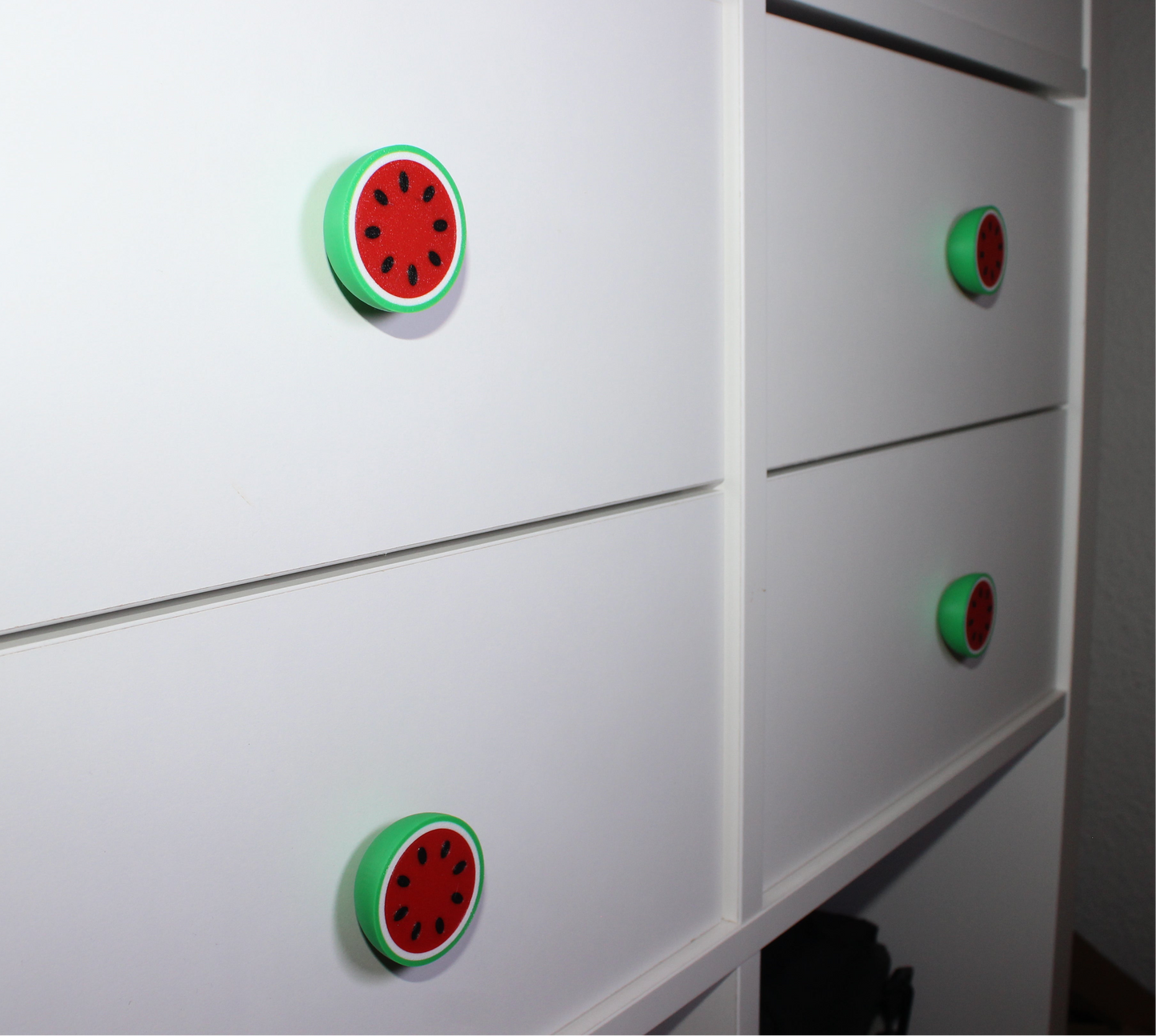 Wassermelone Schrankknopf – Frische Akzente für Kinderzimmer Küche Wohnzimmer Schrankgriff Schrankknauf