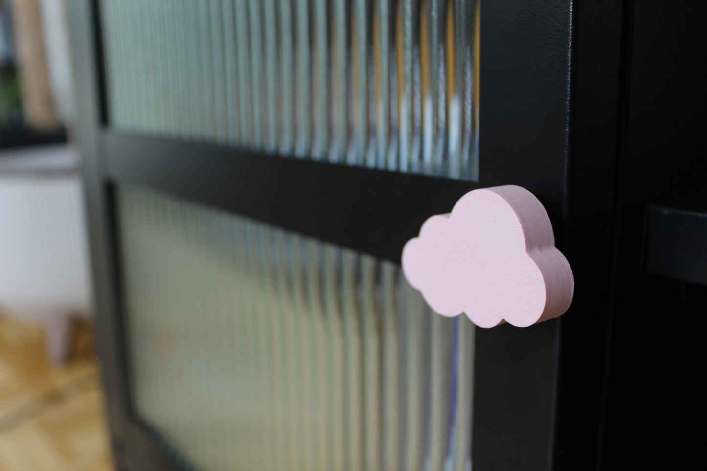 Verzauberte Rosa Wolke Schrankknopf: Der perfekte Akzent für märchenhafte Möbel