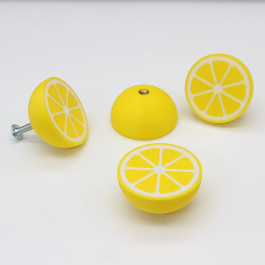 Zitronen Schrankknopf – Frische Akzente für Kinderzimmer Küche Wohnzimmer Schrankgriff Schrankknauf