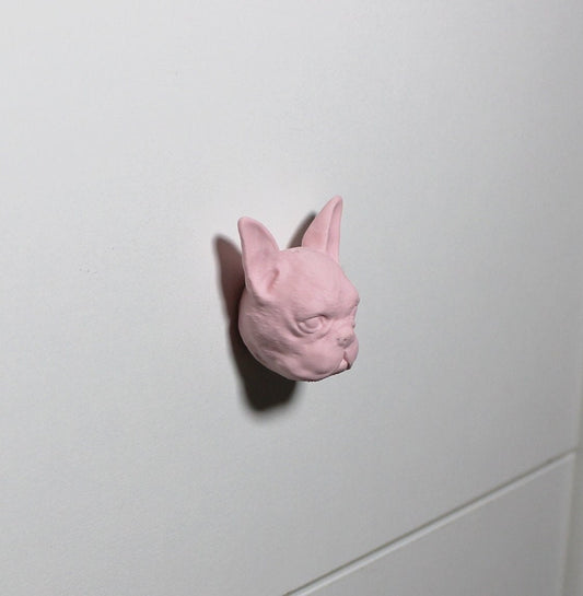 Frenchie Frenchie French Bully Schrankknopf Schrankgriff Schrankknauf rosa