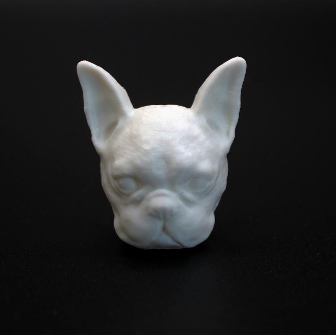 Frenchie Frenchie French Bully Schrankknopf Schrankgriff Schrankknauf weiß