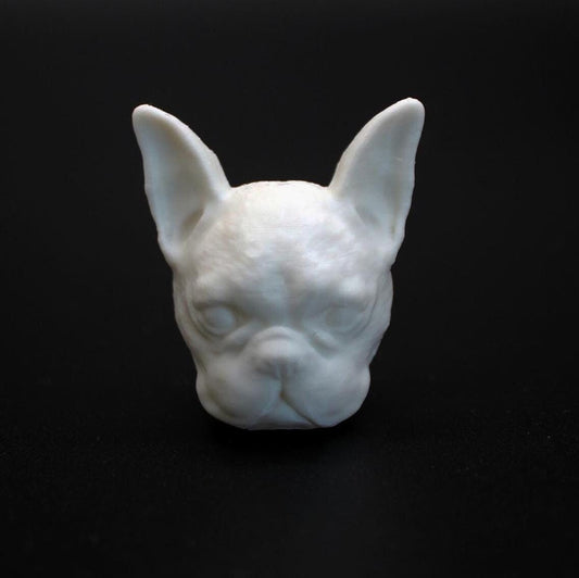 Frenchie Frenchie French Bully Schrankknopf Schrankgriff Schrankknauf weiß