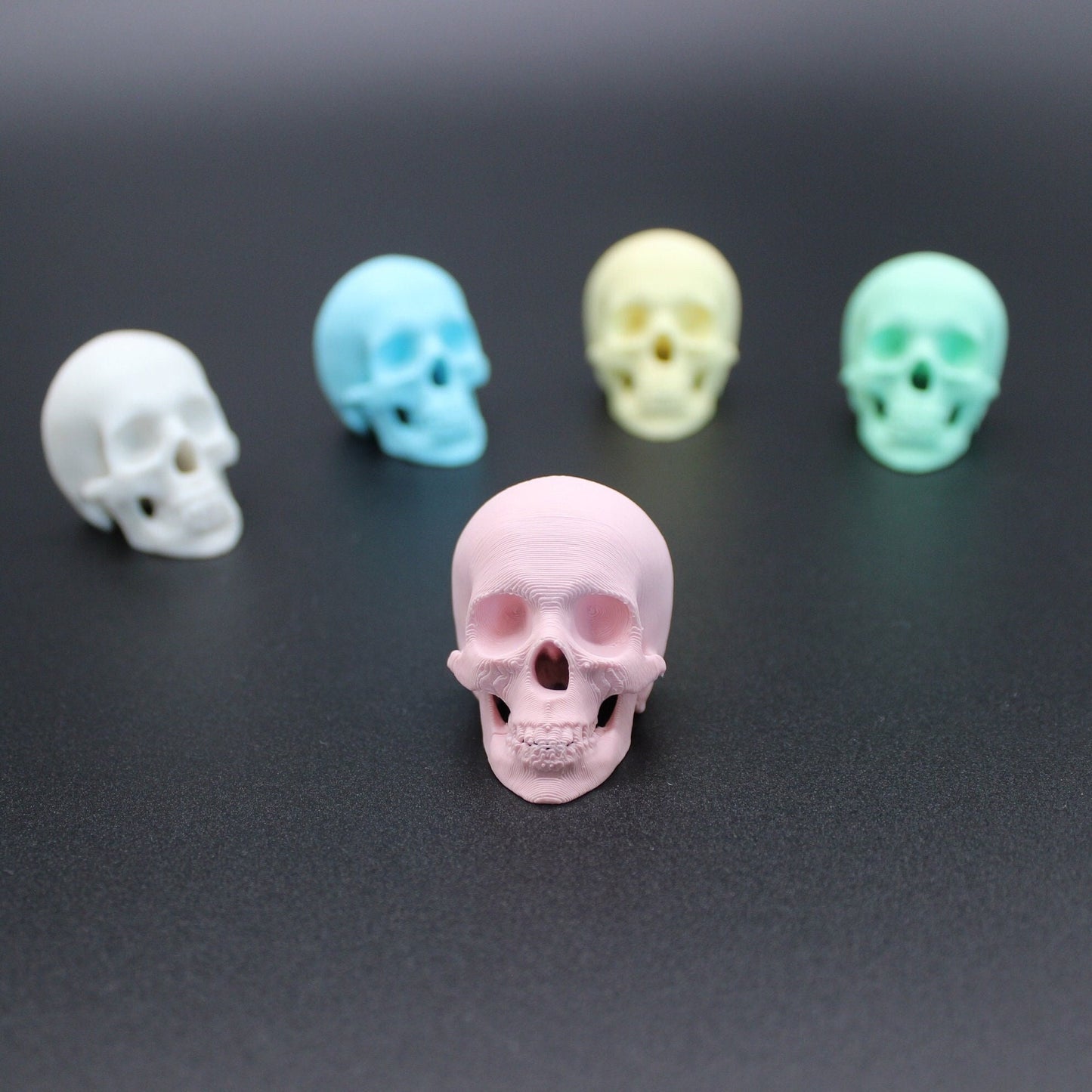 Totenkopf Schrankknopf Totenkopf Optik Schrankknauf Rosa Pastell Schrankgriff