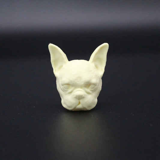 Französische Bulldogge Schrankknopf Schrankgriff Schrankknauf Pastell gelb